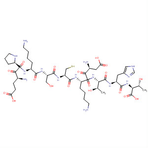 220013-29-6  L-Threonine,L-a-glutamyl-L-prolyl-L-lysyl-L-seryl-L-cysteinyl-L-a-aspartyl-L-lysyl-L-threonyl-L-histidyl-