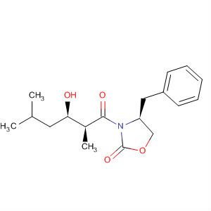 220272-76-4  2-Oxazolidinone,3-[(2S,3R)-3-hydroxy-2,5-dimethyl-1-oxohexyl]-4-(phenylmethyl)-, (4S)-