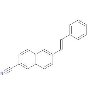 220299-35-4  2-Naphthalenecarbonitrile, 6-[(1E)-2-phenylethenyl]-