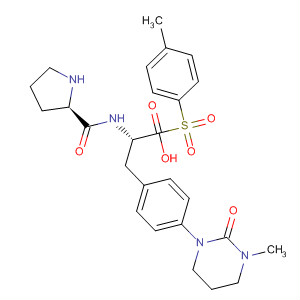 220303-23-1  L-Phenylalanine,1-[(4-methylphenyl)sulfonyl]-L-prolyl-4-(3,4-dihydro-3-methyl-2-oxo-1(2H)-pyrimidinyl)-