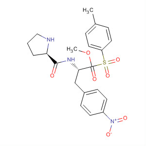 220303-71-9  L-Phenylalanine, 1-[(4-methylphenyl)sulfonyl]-L-prolyl-4-nitro-, methylester