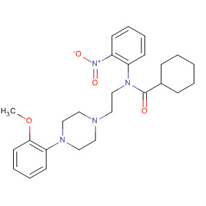 220382-87-6  Cyclohexanecarboxamide,N-[2-[4-(2-methoxyphenyl)-1-piperazinyl]ethyl]-N-(2-nitrophenyl)-