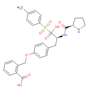 220397-03-5  L-Tyrosine,1-[(4-methylphenyl)sulfonyl]-L-prolyl-O-(carboxyphenylmethyl)-