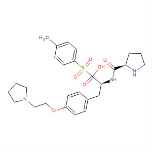 220397-35-3  L-Tyrosine,1-[(4-methylphenyl)sulfonyl]-L-prolyl-O-[2-(1-pyrrolidinyl)ethyl]-