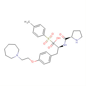 220397-41-1  L-Tyrosine,1-[(4-methylphenyl)sulfonyl]-L-prolyl-O-[2-(hexahydro-1H-azepin-1-yl)ethyl]-
