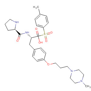 220397-44-4  L-Tyrosine,1-[(4-methylphenyl)sulfonyl]-L-prolyl-O-[3-(4-methyl-1-piperazinyl)propyl]-
