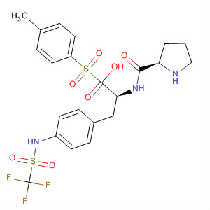 220397-46-6  L-Phenylalanine,1-[(4-methylphenyl)sulfonyl]-L-prolyl-4-[[(trifluoromethyl)sulfonyl]amino]-