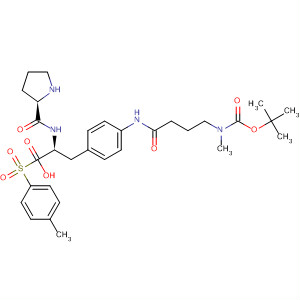 220397-62-6  L-Phenylalanine,1-[(4-methylphenyl)sulfonyl]-L-prolyl-4-[[4-[[(1,1-dimethylethoxy)carbonyl]methylamino]-1-oxobutyl]amino]-