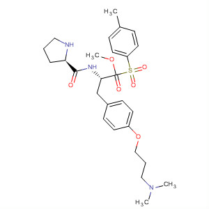 220397-79-5  L-Tyrosine,1-[(4-methylphenyl)sulfonyl]-L-prolyl-O-[3-(dimethylamino)propyl]-, methylester
