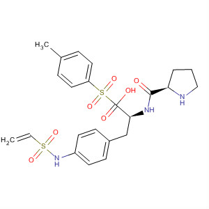 220398-13-0  L-Phenylalanine,1-[(4-methylphenyl)sulfonyl]-L-prolyl-4-[(ethenylsulfonyl)amino]-