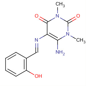 220419-48-7  2,4(1H,3H)-Pyrimidinedione,6-amino-5-[(E)-[(2-hydroxyphenyl)methylene]amino]-1,3-dimethyl-