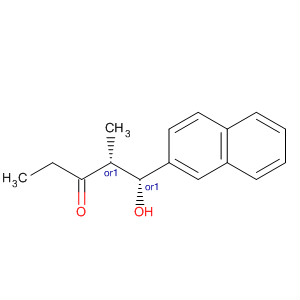220498-38-4  3-Pentanone, 1-hydroxy-2-methyl-1-(2-naphthalenyl)-, (1R,2R)-rel-