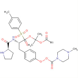 220543-93-1  L-Tyrosine, 1-[(4-methylphenyl)sulfonyl]-L-prolyl-, 1-methylethyl ester,4-methyl-1-piperazinecarboxylate (ester)