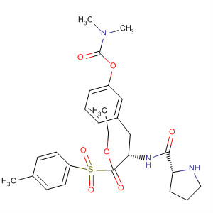 220544-00-3  L-Phenylalanine,1-[(4-methylphenyl)sulfonyl]-L-prolyl-3-[[(dimethylamino)carbonyl]oxy]-,ethyl ester