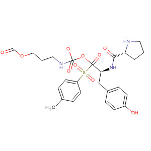 220545-45-9  L-Tyrosine, 1-[(4-methylphenyl)sulfonyl]-L-prolyl-,[2-(formyloxy)ethyl]methylcarbamate (ester)