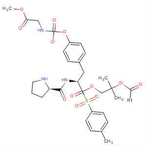 220545-47-1  L-Tyrosine, 1-[(4-methylphenyl)sulfonyl]-L-prolyl-, 1,1-dimethylethyl ester,(2-methoxy-2-oxoethyl)carbamate (ester)