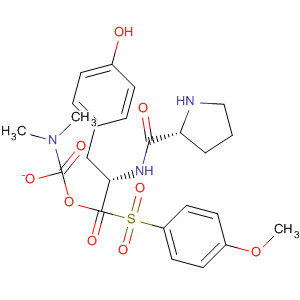220545-69-7  L-Tyrosine, 1-[(4-methoxyphenyl)sulfonyl]-L-prolyl-, dimethylcarbamate(ester)