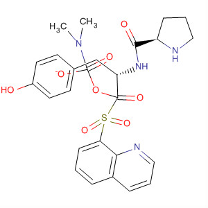 220546-38-3  L-Tyrosine, 1-(8-quinolinylsulfonyl)-L-prolyl-, dimethylcarbamate (ester)