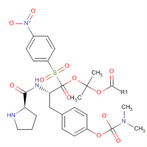 220546-81-6  L-Tyrosine, 1-[(4-nitrophenyl)sulfonyl]-L-prolyl-, 1-methylethyl ester,dimethylcarbamate (ester)