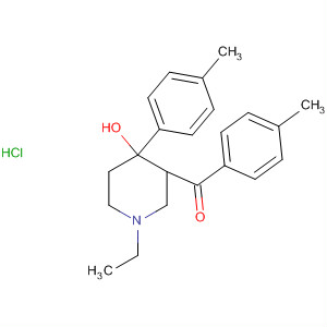 220765-35-5  Methanone,[1-ethyl-4-hydroxy-4-(4-methylphenyl)-3-piperidinyl](4-methylphenyl)-,hydrochloride