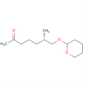 220775-18-8  2-Heptanone, 6-methyl-7-[(tetrahydro-2H-pyran-2-yl)oxy]-, (6S)-