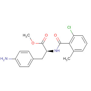 220847-11-0  L-Phenylalanine, 4-amino-N-(2-chloro-6-methylbenzoyl)-, methyl ester