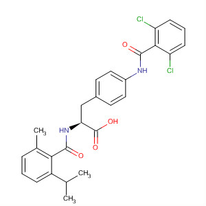 220847-38-1  L-Phenylalanine,4-[(2,6-dichlorobenzoyl)amino]-N-[2-methyl-6-(1-methylethyl)benzoyl]-