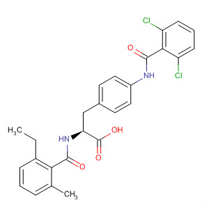 220847-41-6  L-Phenylalanine,4-[(2,6-dichlorobenzoyl)amino]-N-(2-ethyl-6-methylbenzoyl)-