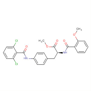 220848-22-6  L-Phenylalanine, 4-[(2,6-dichlorobenzoyl)amino]-N-(2-methoxybenzoyl)-,methyl ester