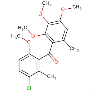 220900-12-9  Methanone,(3-chloro-6-methoxy-2-methylphenyl)(2,3,4-trimethoxy-6-methylphenyl)-