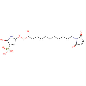 220935-13-7  3-Pyrrolidinesulfonic acid,1-[[11-(2,5-dihydro-2,5-dioxo-1H-pyrrol-1-yl)-1-oxoundecyl]oxy]-2,5-dioxo-