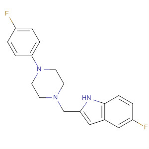 220941-94-6  1H-Indole, 5-fluoro-2-[[4-(4-fluorophenyl)-1-piperazinyl]methyl]-