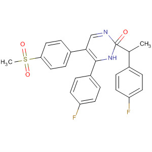 221057-80-3  3(2H)-Pyridazinone,6-(4-fluorophenyl)-2-[1-(4-fluorophenyl)ethyl]-5-[4-(methylsulfonyl)phenyl]-