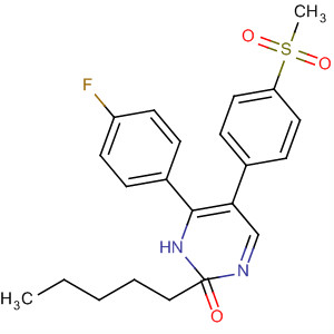 221057-84-7  3(2H)-Pyridazinone,6-(4-fluorophenyl)-5-[4-(methylsulfonyl)phenyl]-2-pentyl-