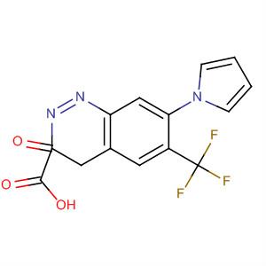 221165-12-4  2-Quinoxalinecarboxylic acid,3,4-dihydro-3-oxo-7-(1H-pyrrol-1-yl)-6-(trifluoromethyl)- 221165-12-4  2-Quinoxalinecarboxylic acid,3,4-dihydro-3-oxo-7-(1H-pyrrol-1-yl)-6-(trifluoromethyl)-