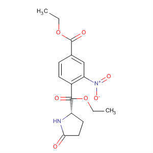 221381-94-8  Proline, 1-[4-(ethoxycarbonyl)-2-nitrophenyl]-5-oxo-, ethyl ester
