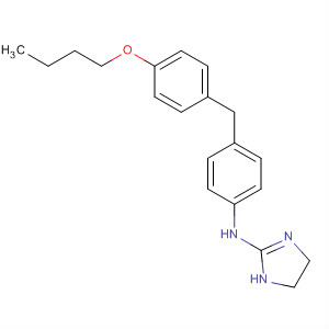 221529-68-6  1H-Imidazol-2-amine, N-[4-[(4-butoxyphenyl)methyl]phenyl]-4,5-dihydro-