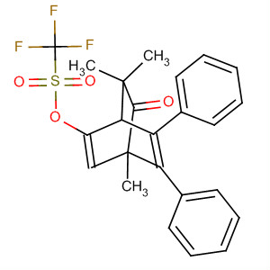 221635-85-4  Methanesulfonic acid, trifluoro-,4,7,7-trimethyl-8-oxo-5,6-diphenylbicyclo[2.2.2]octa-2,5-dien-2-yl ester