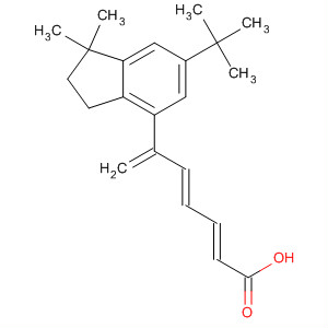 221652-58-0  2,4,6-Heptatrienoic acid,6-[6-(1,1-dimethylethyl)-2,3-dihydro-1,1-dimethyl-1H-inden-4-yl]-,(2E,4E)-