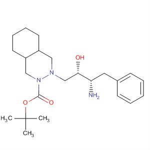 221898-28-8  2(1H)-Phthalazinecarboxylic acid,3-[(2S,3S)-3-amino-2-hydroxy-4-phenylbutyl]octahydro-,1,1-dimethylethyl ester