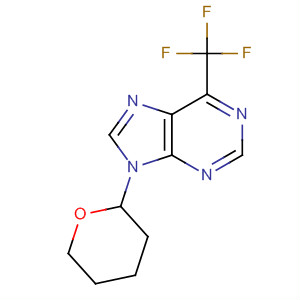 222532-17-4  9H-Purine, 9-(tetrahydro-2H-pyran-2-yl)-6-(trifluoromethyl)-