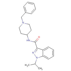 223261-90-3  1H-Indazole-3-carboxamide,1-(1-methylethyl)-N-[1-(phenylmethyl)-4-piperidinyl]-