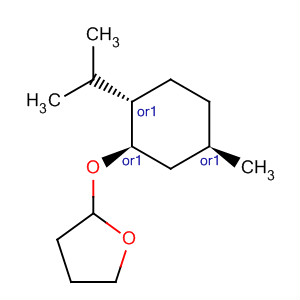 223387-24-4  Furan,tetrahydro-2-[[(1R,2S,5R)-5-methyl-2-(1-methylethyl)cyclohexyl]oxy]-,rel-