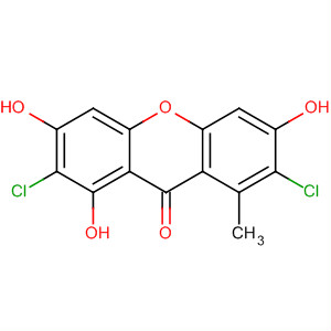 22346-57-2  9H-Xanthen-9-one, 2,7-dichloro-1,3,6-trihydroxy-8-methyl-