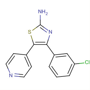 224038-58-8  2-Thiazolamine, 4-(3-chlorophenyl)-5-(4-pyridinyl)- 224038-58-8  2-Thiazolamine, 4-(3-chlorophenyl)-5-(4-pyridinyl)-