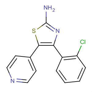224038-78-2  2-Thiazolamine, 4-(2-chlorophenyl)-5-(4-pyridinyl)- 224038-78-2  2-Thiazolamine, 4-(2-chlorophenyl)-5-(4-pyridinyl)-