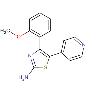 224038-95-3  2-Thiazolamine, 4-(2-methoxyphenyl)-5-(4-pyridinyl)- 224038-95-3  2-Thiazolamine, 4-(2-methoxyphenyl)-5-(4-pyridinyl)-