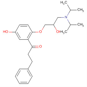 200434-85-1  1-Propanone,1-[2-[3-[bis(1-methylethyl)amino]-2-hydroxypropoxy]-5-hydroxyphenyl]-3-phenyl-