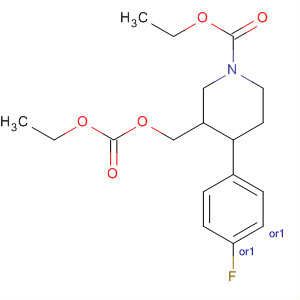 200572-40-3  1-Piperidinecarboxylic acid,3-[[(ethoxycarbonyl)oxy]methyl]-4-(4-fluorophenyl)-, ethyl ester,(3R,4S)-rel-