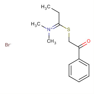 20061-37-4  Methanaminium, N-methyl-N-[1-[(2-oxo-2-phenylethyl)thio]propylidene]-,bromide